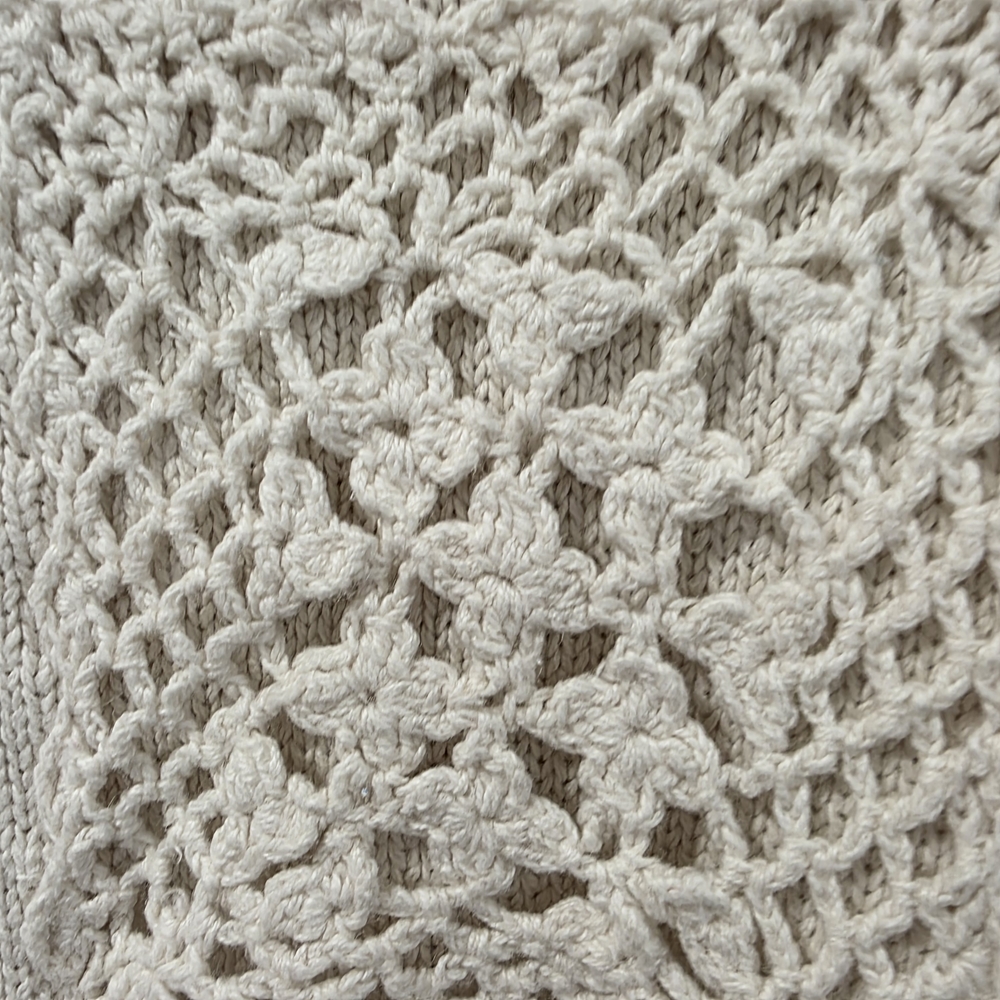 Ivory Patchwork Sweater - Picture 5 of 9